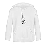 Impreso en el frente Azeeda \'Violín\' Sudadera con Capucha para niños/suéter con Capucha 5-6 Años (KO00017873)