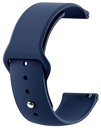 ACESHLEY Silicone Strap Bands Compatible with Fossil Gen 6 Men Watch ​- Belt Replacement Watch Strap | Soft Silicon Sports Watchband Straps