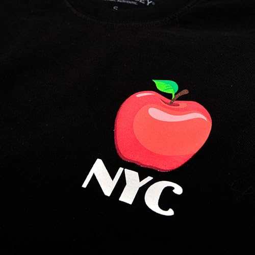 Spirit Jersey Classic New York Cityscape Jersey, Oversized, Unisex, Long Sleeve Pullover Shirt, 100% Cotton, Graphic Black3