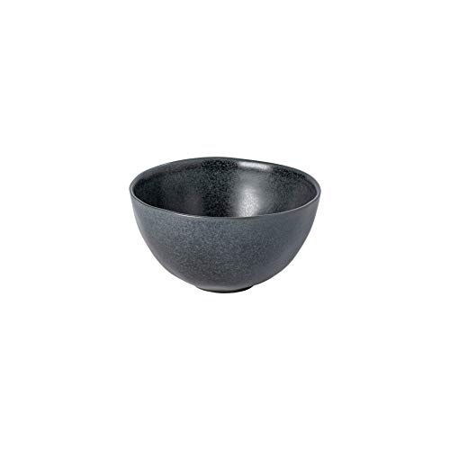 Costa Nova Ceramic Stoneware 22 oz. Soup & Cereal Bowl - Livia Collection, Matte Black | Microwave & Dishwasher Safe Dinnerware | Food Safe Glazing | Restaurant Quality Tableware