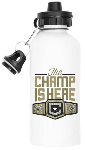 Udaytee Der Champ Ist Da Wasserflasche, Weiße Trinkflasche