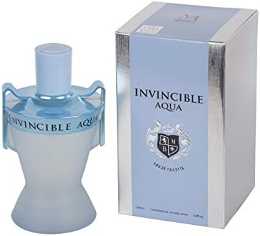 Invincible Aqua by Mirage Brands - Eau De Toilette - Men's Perfume - 3.4 Fl Oz
