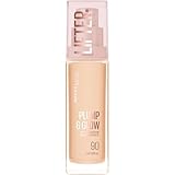 Maybelline New York Lifter Plump & Glow - Fond de Teint - Repulpe et Illumine Instantanément - Fini Uniforme, Lifté et Radieux - Teinte : 90-30 ml
