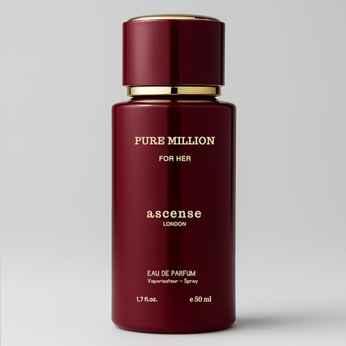Image of Pure Million for Her by ascense London, 50ml Eau de Parfum for Women | Luxury Fragrance for Her | Long Lasting Perfume for Women