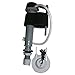 LASCO 04-4059 Toilet Ballcock with Anti-Syphon Magnus Plastic Adjustable 8-Inch to13-Inch Fill Valve Kit with Refill Tube, Nut and Flapper