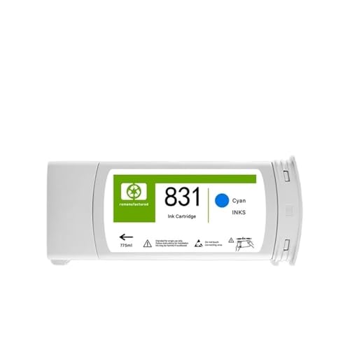 Cartouche 831 compatible pour imprimante HP Latex 310 330 360 cyan 775ml