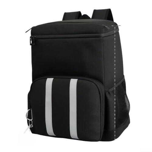 26L Insulated Backpack Cooler Large Capacity Leak-Proof(black)
