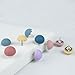 30 Pcs Hemispherical Push Pins Soft Matte Round Head Thumbtacks in 9 Colors Cute Office Decor for Women Cork Board Bulletin Board, Photos Wall Maps and Other Offices