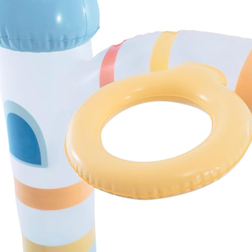 Miniatura 6 de Intex Centro De Juegos Hinchable Para Niños, 196x178x127 Cm, Diseño Castillo Unicornio Con Tobogán, Dispensador De Agua, Incluye Bolas Y Anilla De Juego, 56148