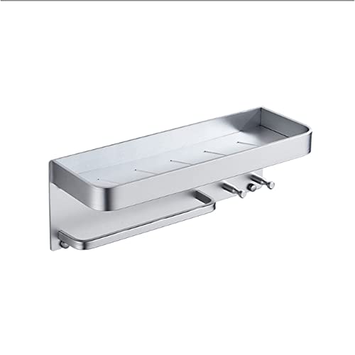 Freestanding Storage Box Bath Basket, Stainless Steel Shower Rack For Kitchen And Bathroom, Wall Mounted Storage Rack For Shampoo,Bright Sand #TOP13