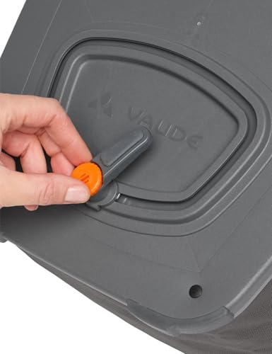 VAUDE Fahrradtaschen für Gepäckträger Aqua Back 2x24L in schwarz 2 x Hinterradtaschen wasserdicht, Fahrrad Gepäckträgertasche hinten, einfache Befestigung – Made in Germany