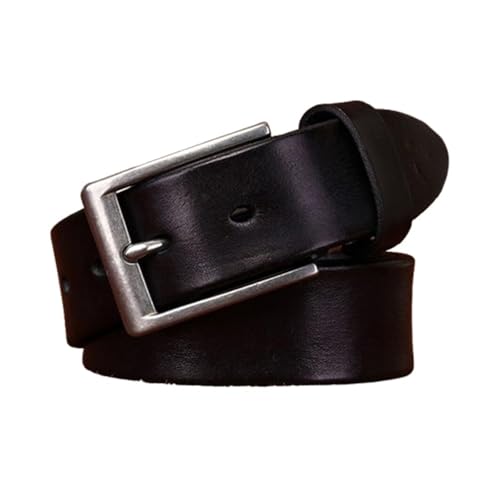 Ceinture en cuir véritable vieilli de 5mm pour en finir avec les ceintures fragiles