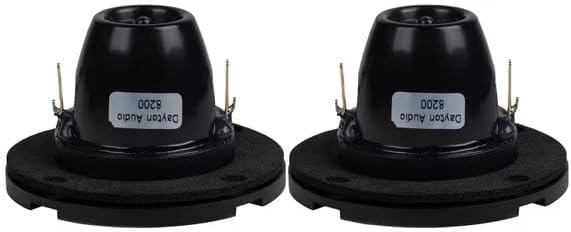 Dayton Audio CF18N-4MP 3/4" Carbon Fiber Dome Neodymium Tweeter Matched Pair 4 Ohm
