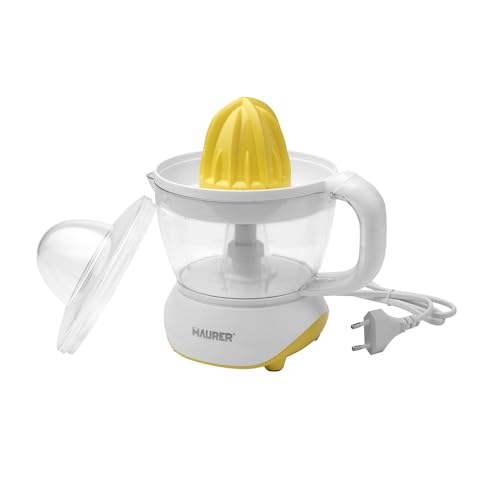 MAURER Exprimidor Naranjas Electrico 25 Watt. Capacidad 700 Ml. Exprimidor Zumo Narajas, Exprimidor Fruta