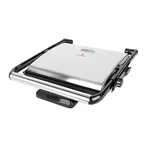 Homeberg Capacity of 4 Slice Bread Jumbo Max-Grill 2000-Watt Sandwich Maker with Indicator Lights & Nonstick Plates - HSG736