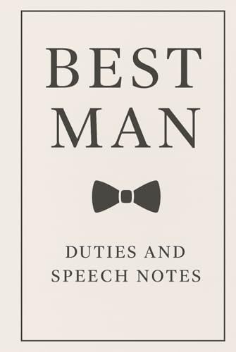 Best Man Notebook – Modern Minimalist Edition: Duties, Tips &