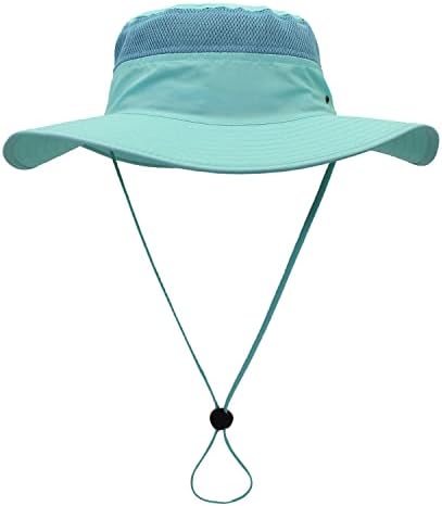 Wide Brim Bucket Hat Windproof Fishing 