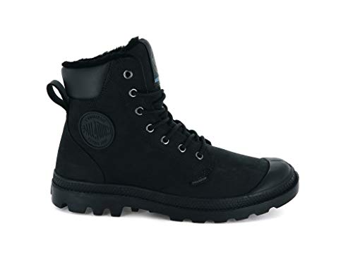 Palladium Pampa Sport Shearling Waterproof, Unisex-Erwachsene, Klassische Stiefel, Schwarz (Black), 45 EU – Ansicht 1