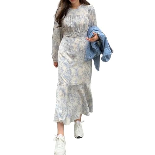 Image of Women's Elegant Floral Dress Coll. (All-Seasons) - Sleeveless /Short /Midi, V-Neck Ruffle, Fashion Casual Party Dresses