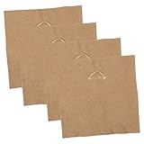 CAXUSD 4pcs Jute Seed Growing Mat Microgreens Growing Paper Germination Tray Paper Moisturizing Pad for Seed Trays