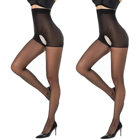 Yilanmy Crotchless High Waist Tights Cover