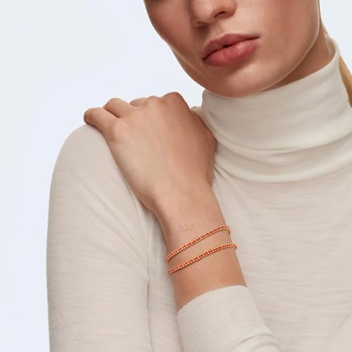 Women's Red Rope Gold Bracelet - 14k Gold Plated Link Bracelets,Hypoallergenic Stainless Steel Adjustable Luck Red Woven Bracelet,Christmas Valentine's Day Birthday Party Trendy Jewelry Gift for Her3