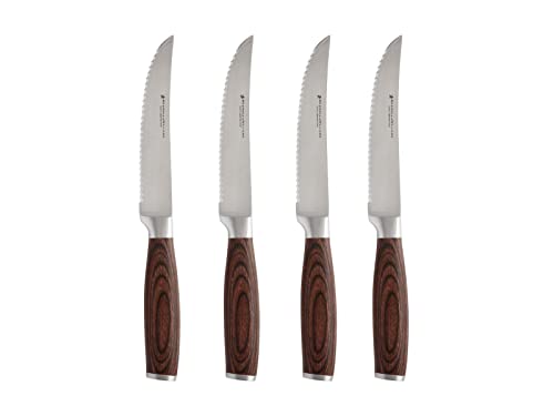 Maxwell & Williams Stanton Steak Knife Set 4pc Wood Gift Boxed