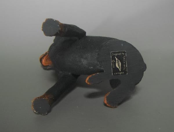 Amazon.co.jp: 蚤の市z ロットワイラー 犬 置物 フィギュリン