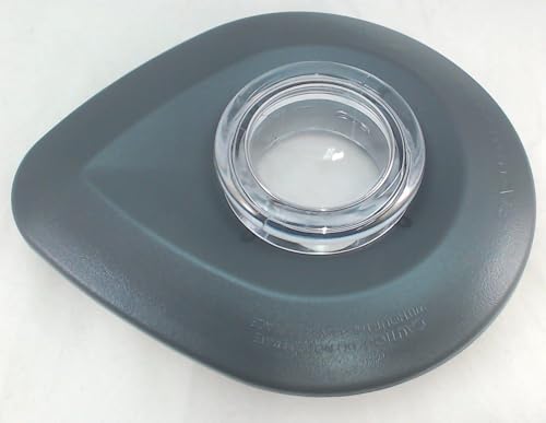 Blender Lid Assembly Includes Cap, Charcoal Gray, for Kitche