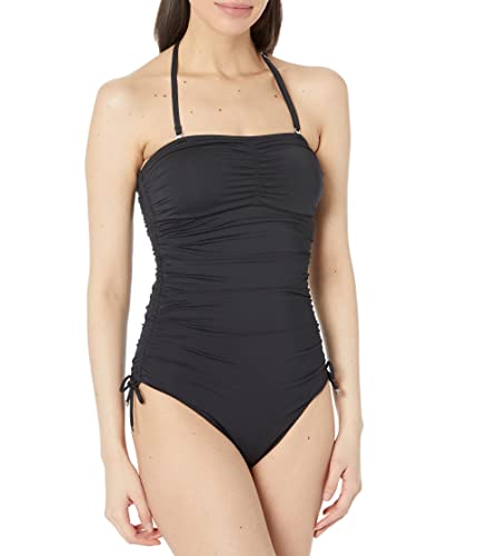 Maillot de bain une pièce Michael Kors en tissu de luxe froncé