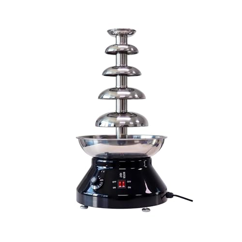 Fuente de Chocolate 5 Capas Acero Inoxidable 3L Negro miniatura 1