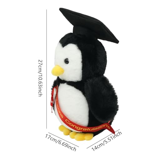 Peluche pingouin compacte, l'accessoire universitaire pour le bureau