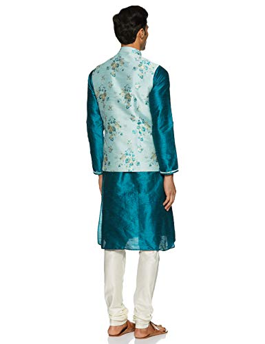 Image of Sanwara Men's Achkan Kurta Pyjama with Waist Coat S0319 031
