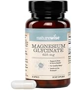 NatureWise Magnesium Glycinate 625 mg - Equal to 125 mg Elemental Mg - Chelated Magnesium Glycina...