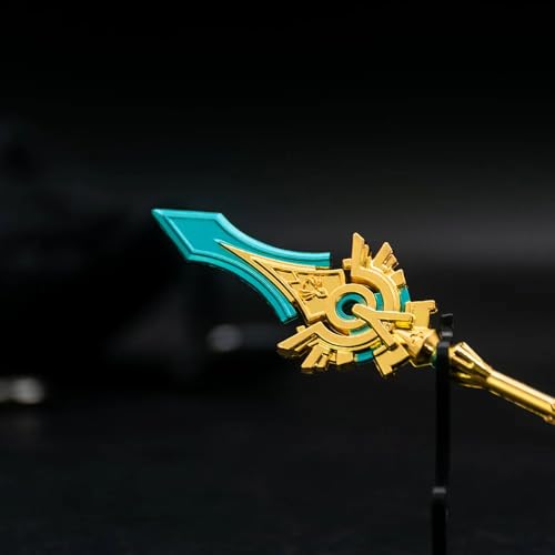 Image of THE MEN THING SKYWARD SPINE - Genshin Impact Anime Keychain | Game Xiao Cosplay Alloy Weapon Keychain for Men & Boy