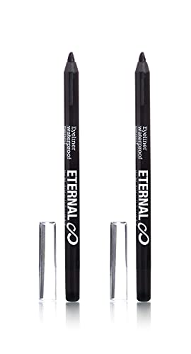 Eternal Eyeliner Waterproof Colored Pencil With Vitamin E – Professional Easy Glide-On For An All Day Smokey Or Dramatic Effect, Long Lasting And No Smudge Eye Pencil #TOP20