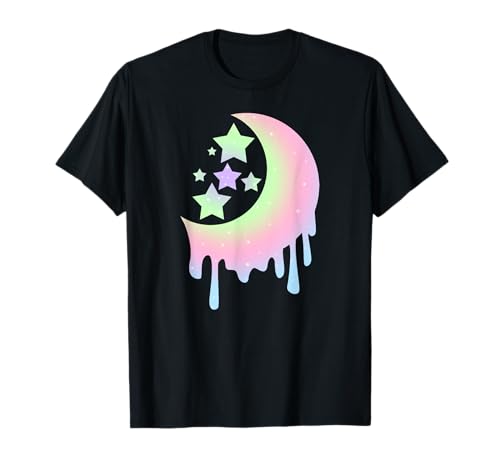 Aesthetic Clothing For Girls, Pastel Moon Goth Shirts T-Shirt