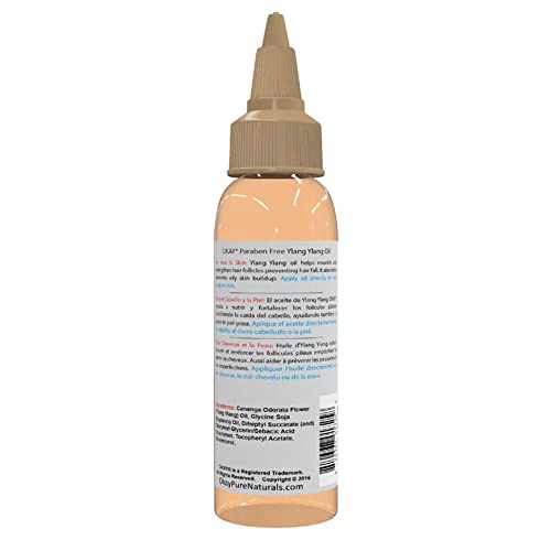 Okay-Ylang-Ylang-Blended-Oil-for-Scalp-Hair-SkinHelps-Nourish-And-Strengthen-Hair-FolliclesHelps-Prevent-Hair-FallHelps-Prevents-Oily-Skin-BuildupMade-in-USA-Ylangylang-2-Oz