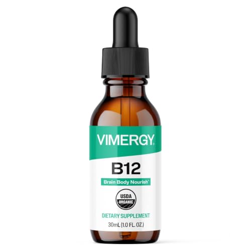 VIMERGY Liquid B12, 30 ml, Vitamina B12 Líquida Vegana