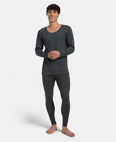 Image of Jockey 2401 Men's Super Combed Cotton Rich Full Sleeve Thermal Undershirt with Stay Warm Technology