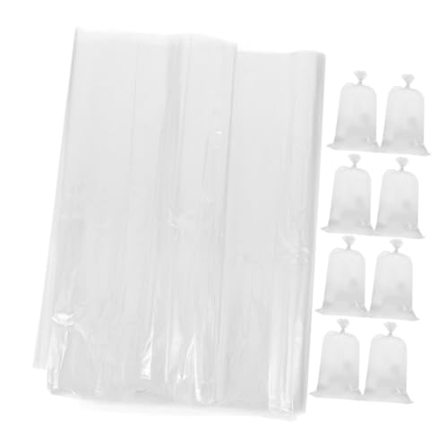 BRIGHTFUFU Individual Cotton Candy Bags 100pcs Bulk Packaging Party Favor Bags Cake Pop Supplies