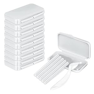 Annhua Orthodontist Braces Wax Ortho Dots 10 Pack for Aligners, Braces Wearer, Brackets, Invisible-lingers, Dental Orthodontic Wax Strips White – Unscented & Flavorless