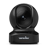 wansview Cameras House Security, Home Security Camera, 5MP Dual-band WiFi Home Camera, Real-time Motion Alert, 2-Way Audio Night Vision, Pan/Tilt TF Card Storage, Q5 Black