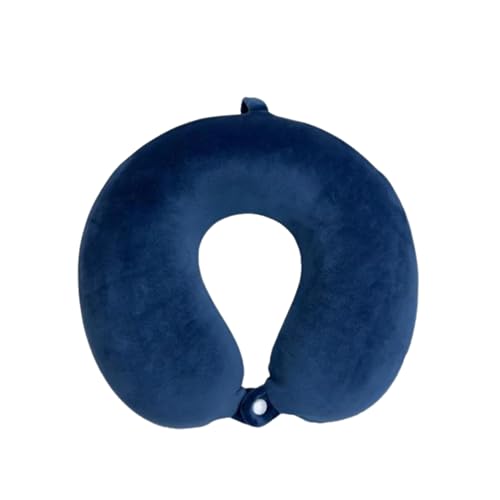 Almohada de espuma viscoelástica para cuello tamaño viaje miniatura 1