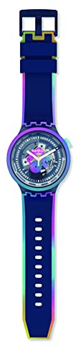 Swatch #Rainbowinthenight Unisex Watch (Model: So27N112) #TOP1