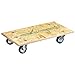 Produktbild WAGNER Transportroller Transporthilfe I 57,5 x 30 x 12 cm, Tragkraft 250 kg I Möbelroller aus OSB I Schwerlastrollbrett I Umzugsroller Vollgummirollen I Lastenroller Aufhängeloch I FSC® I Made in DE