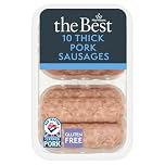 Morrisons The Best Gluten Free Pork Sausages 10 Pack 600g