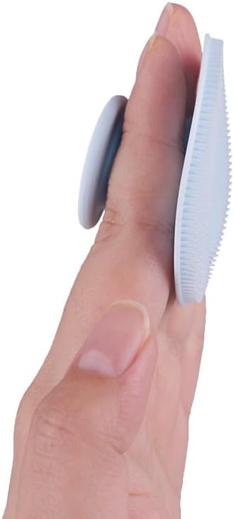 Miniatura 6 de RaxTup Paquete de 2 exfoliantes faciales de silicona, cepillo exfoliante facial, cepillo de limpieza facial, exfoliante de puntos negros,