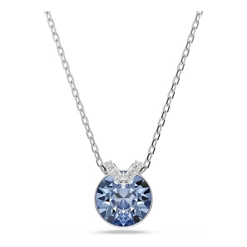 Swarovski Bella V Anhänger, Rundschliff, Blau, Rhodiniert Swarovski Bella V Anhänger, Rundschliff, Blau, Rhodiniert