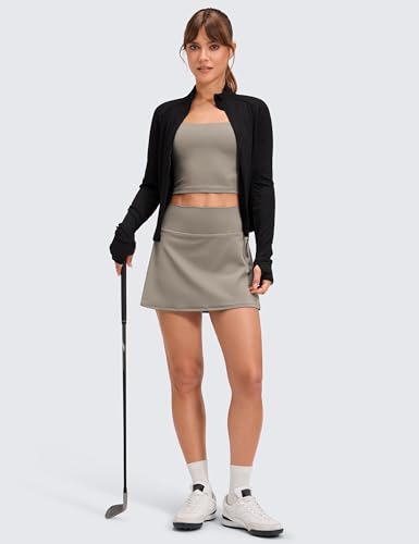 Image of CRZ YOGA Butterluxe High Waisted Tennis Skirts | Built-in Shorts with Pockets, Extremely Soft, Casual, A Line, Stretchy, Mini, Skort for Women